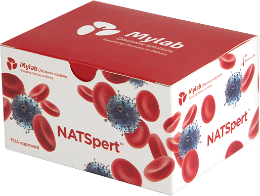 Blood screening kit visual